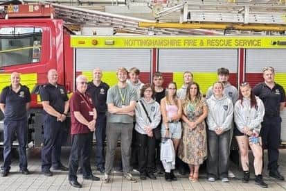 ATTFE students visited Mansfield Fire Station and Mansfield Fire Museum for hands-on insight into emergency services careers