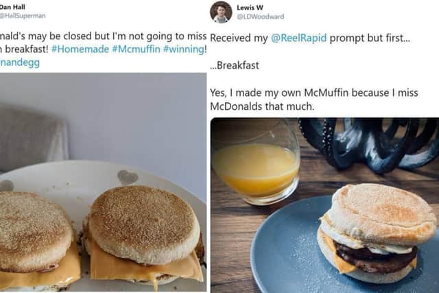People have started to make McMuffins at home.