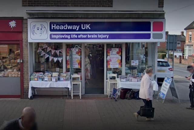 Headway charity shop on Nottingham Road, Eastwood.