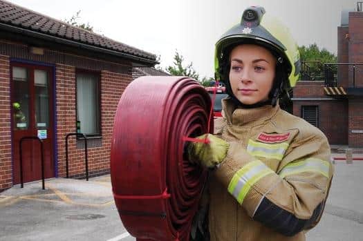 'Firefighters come in all genders, shape and sizes' - says Nottinghamshire Fire and Rescue Service in bid to recruit more on-call firefighters.
