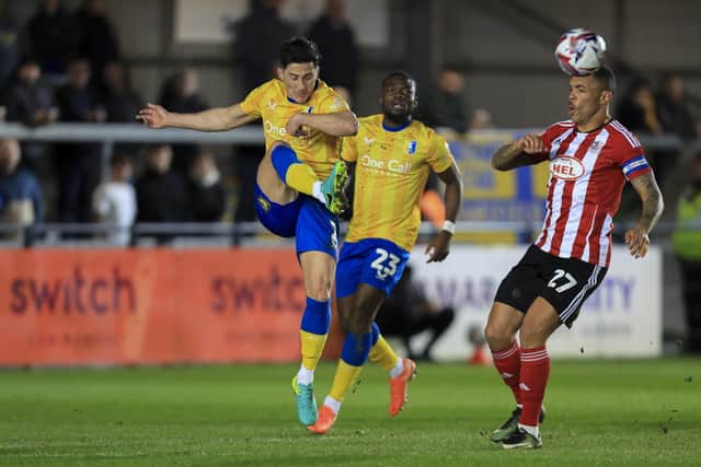 Action during the Sky Bet League 1 match against Exeter City FC at St James Park   Photo credit : Chris & Jeanette Holloway / The Bigger Picture.media