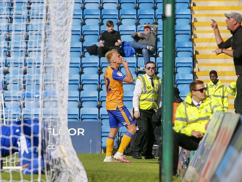 George Lapslie silences the home fans.