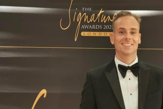 Sam King at The Signature Awards 2022 in London.