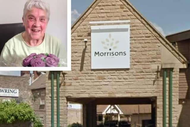 Margaret Morris was injured after falling outside Morrisons in Mansfield Woodhouse