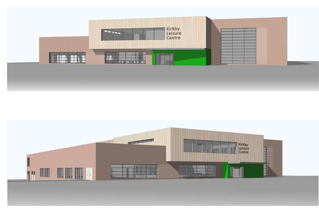 Artist impression of Kirkby in Ashfield's planned multi-million pound lesiure centre - Picture Ashfield District Council