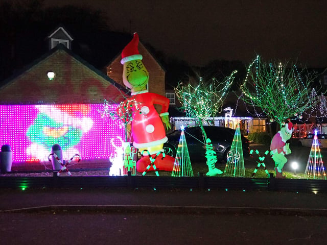 This Grinch was only going to enjoy Paddock Close's Christmas