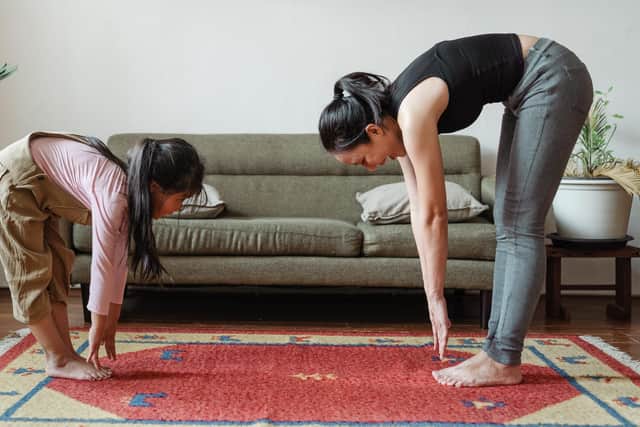 Family exercise workouts are part of the online programme from Mansfield District Council this half-term