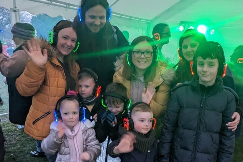Visitors enjoyed a silent disco with attendees able to listen to four hours of music from four channels through headphones while dancing to a fantastic light display.
