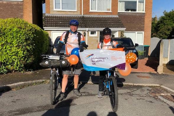 Megan and her uncle Daren set off from Mansfield on Monday morning to ride 215 miles to Brighton.