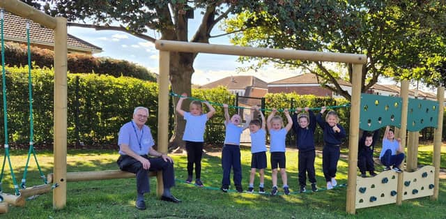 A new trim trail for pupils at Orchard Primary School, Castle Donington, is one of the many projects to benefit from EMA's Community Fun