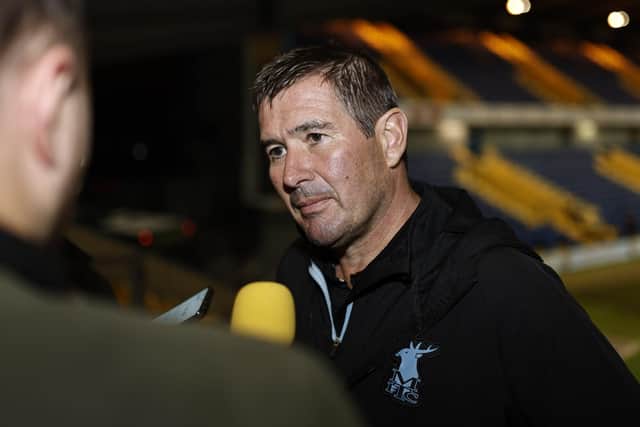 Mansfield Town manager Nigel Clough.