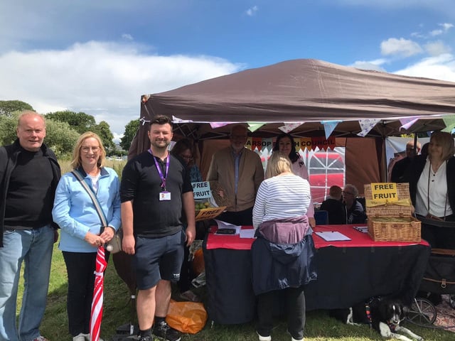 Warsop Parish Council hosted a stall at the carnival, where they were visited by Steve Yemm, Mansfield's new MP.