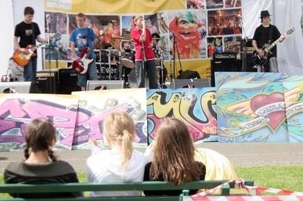 2008: These youngsters enjoyed a day of physical, musical, art and dance activities at Coronation Park, Eastwood.