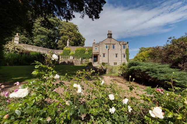 Moorseats Hall in Hathersage is believed to have been used by Charlotte Brontë as an inspiration for Jane Eyre - it dates back to the 1300s, has six bedrooms and is situated within just under 13 acres of gardens. It even has its own officially registered helicopter pad. Price on application. (https://www.zoopla.co.uk/for-sale/details/55726891)