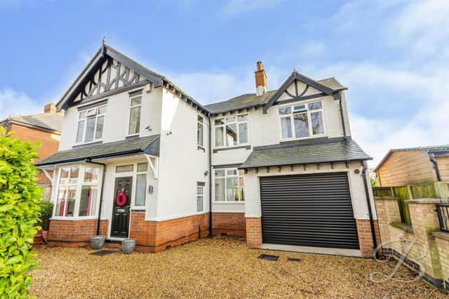 This four bedroom house on Normanton Drive, Mansfield, is up for sale.