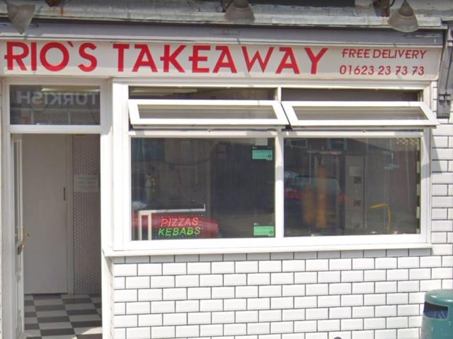Rio's Takeaway, on Westfield Lane, Mansfield, is rated 4.8 on Google Reviews.