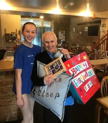 Ruth Lamb with Wayne Sleep - Ruth Lamb-Just Giving