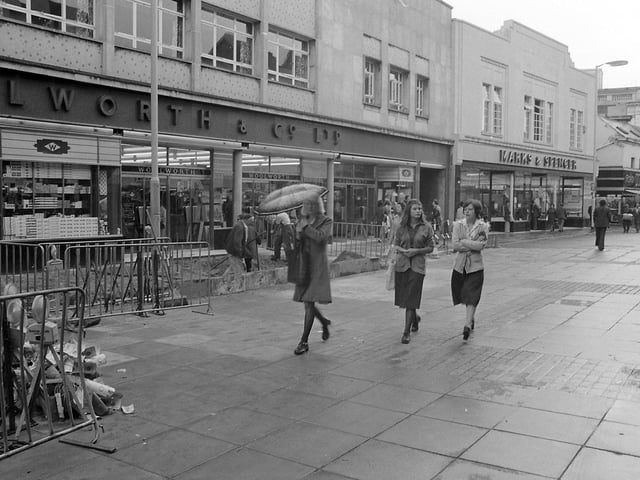 West Gate in the seventies, showing Woolworths - everyone loved Woolies!