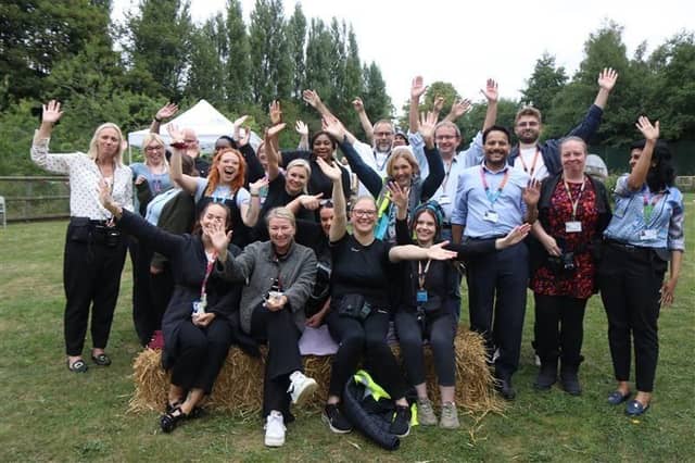 Staff and volunteers at The Wells Road Centre, Nottingham