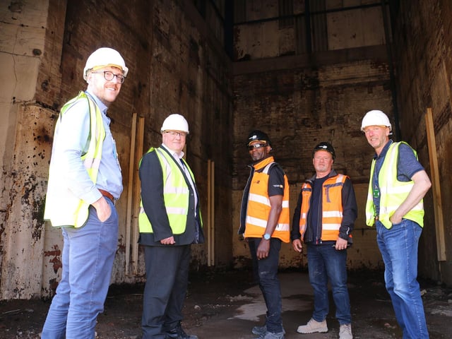 Future plans include transforming the former malt hopper building into an assessment centre for brickwork and plastering apprentices.