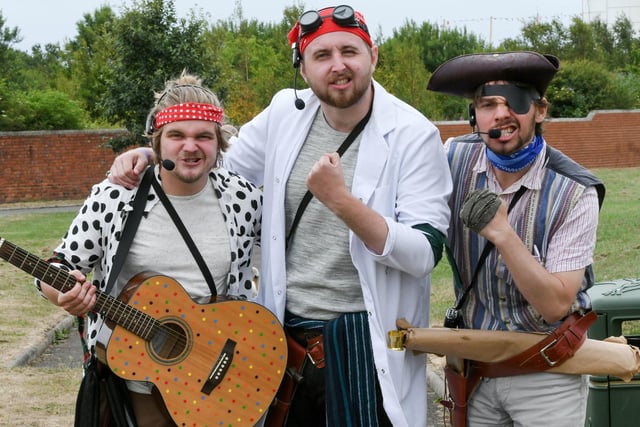 The Wear Pirates at the Town Moor, during the Tall Ships Sunderland 2018 event.