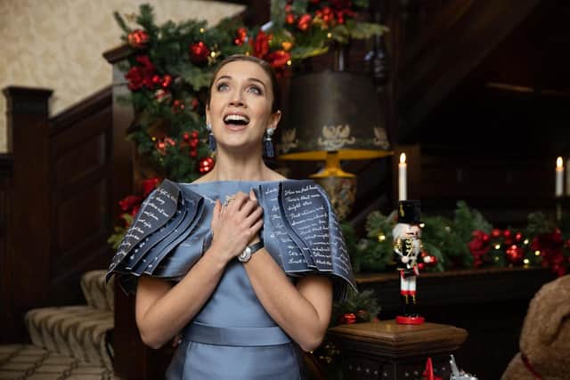 Carly Paoli stars in Christmas at the Castle. Photo: Ian Walton