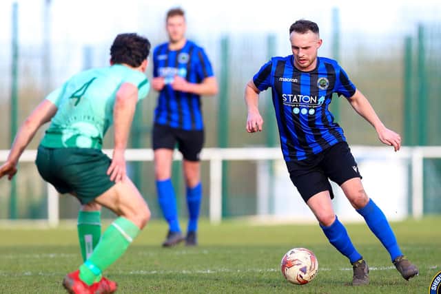 Sherwood's man of the match Jamie York. Picture by Ryan Crockett.