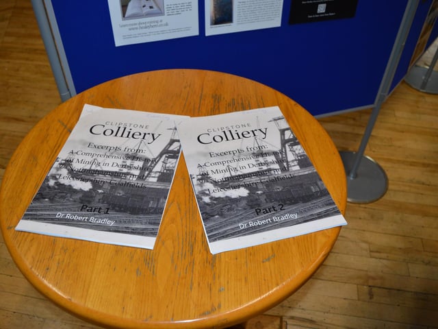 Clipstone Colliery is prominently featured in the exhibition.