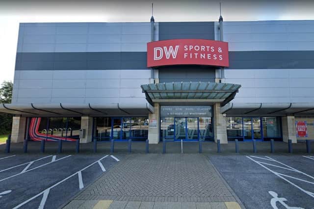 The former DW Sports & Fitness site in Mansfield.