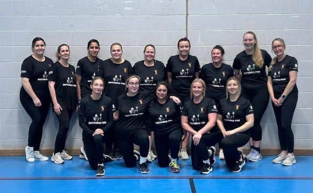 Members of the thriving Blidworth Colliery Welfare Cricket Club ladies team.