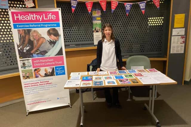 Carolyn Hallam, health and wellbeing manager for Mansfield Leisure Centres