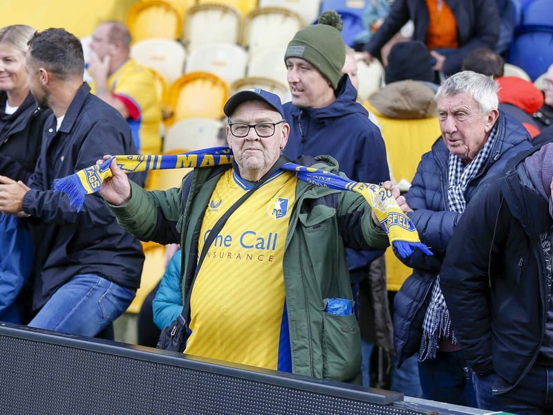 Mansfield Town fans enjoy another League Two victory.