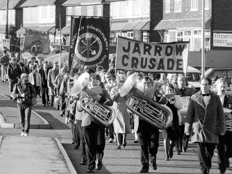 Mansfield Jarrow crusade, 1986.