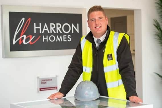 Harron Homes site manager Niall Gibson.