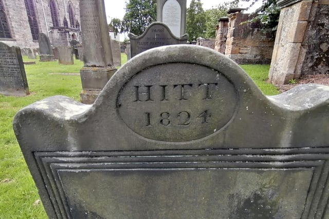 This headstone in the Old Kirk cemetery, Kirkcaldy, contains next to no information.