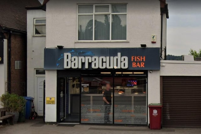 Barracuda Fish Bar, 107 Sutton Road, Mansfield, has a 4.6/5 rating based on 426 reviews