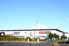 The Sports Direct distribution centre at Shirebrook