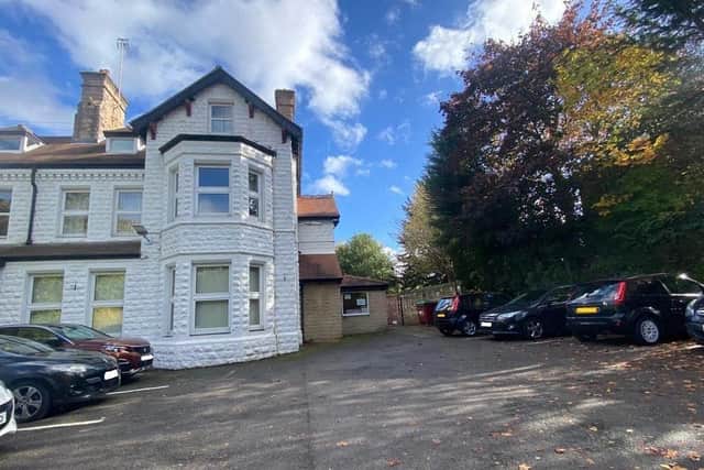The house in multiple occupation (HMO) on Woodhouse Road, Mansfield, which was placed on the market for £1 million.