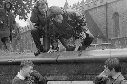 Children found the conditions amusing.