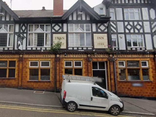 Swan Inn on Castle Street, Worksop, was rated five out of five on December 3