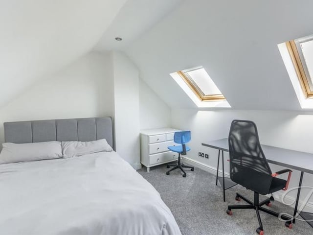 This is the fourth and final bedroom within the barn conversion in Kirkby.