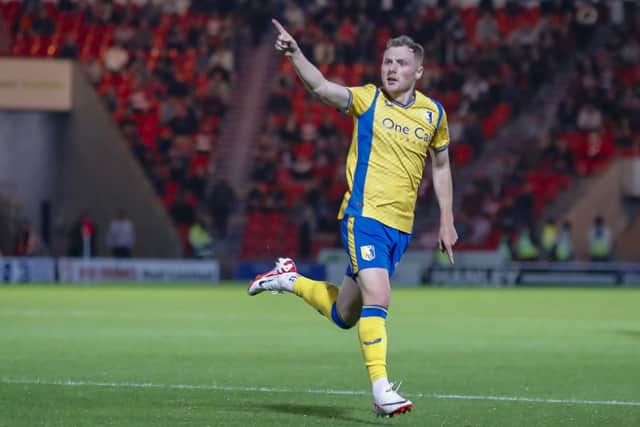 George Maris - confidence sky high at Stags right now.