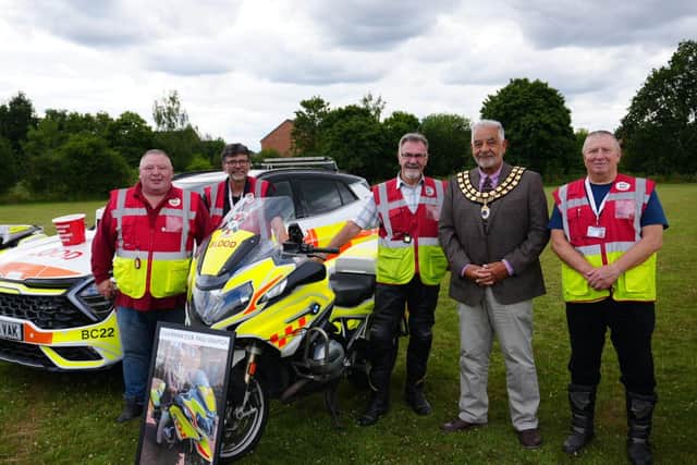 John McFadden, Richard Millichip, Carl Foulstone, Cllr Paul Grafton (Chairman of ADC) and Les Norman
