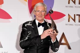 Paul O'Grady with the award for Factual Entertainment Programme during the National Television Awards held at The O2 Arena on January 22, 2019 in London. (Photo by Stuart C. Wilson/Getty Images)