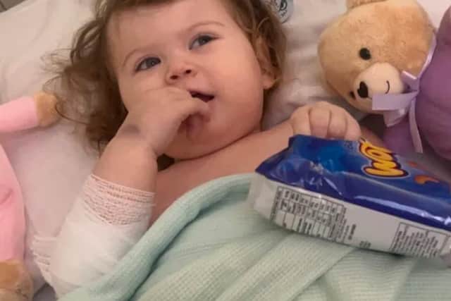 Lila-Rose, a two-year-old from Mansfield, has been diagnosed with acute lymphoblastic leukaemia (ALL).