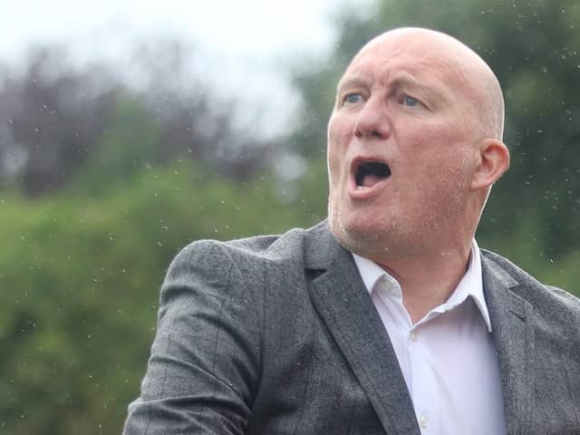 Boss Billy Heath was disappointed with Alfreton Town's defending. Photo: Jason Chadwick
