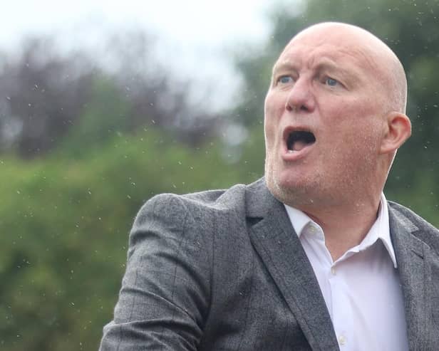 Boss Billy Heath was disappointed with Alfreton Town's defending. Photo: Jason Chadwick