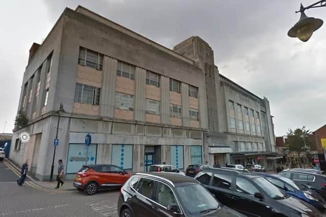 Work is underway to transform the old Beales building in Mansfield.