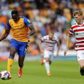 Winning Stags fans over - Lucas Akins in action against Doncaster Rovers on Saturday - Photo by Chris Holloway/The Bigger Picture.media