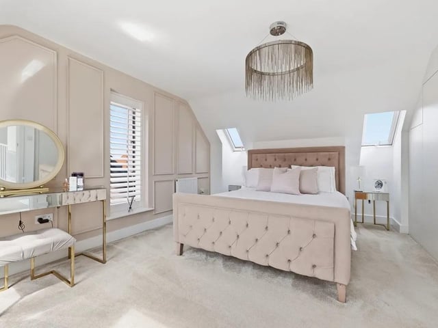 The property boasts a luxury hotel feel